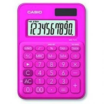 Calculatrice de bureau rose Casio MS-7UC