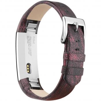Vancle Adjustable Leather Strap for Fitbit Alta