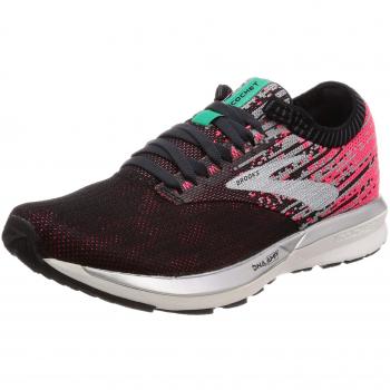 Brooks Ricochet, Calzado Deportivo para Mujer, (Pink/Black/Aqua 678), 39 EU