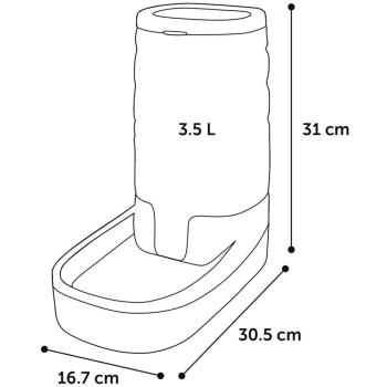 Distributeur à Alimentation Automatisée Fred 3,5 L – Spécial chien