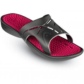 HEAD Unisex-Erwachsene Sandal Chrono Massage Flip-Flops, Schwarz (BK), 45 EU