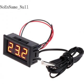 Termómetro LED para coche, medidor de temperatura, DC 12V, -50 a 2022 grados