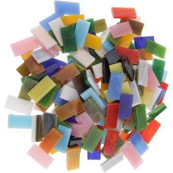 Kit de Mosaicos Navideños: Azulejos de Vidrio de Colores Artísticos