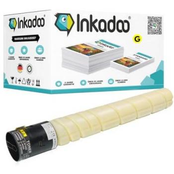 Inkadoo kompatibler Toner für Konica Minolta A33K252 / TN-512Y, Gelb