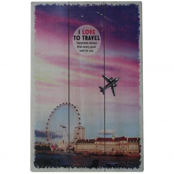 Mehrfarbiger Lo+DeModa Treadmill-Rahmen für unterwegs – Holz, 60x40x0.8 cm