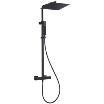 Colonne de douche Square II thermostatique noire