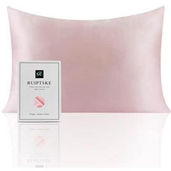 Federa in Seta Naturale, ipoallergenica, 22momme, 100% Seta, 600 Filati, 50x75cm, con Cerniera Scomparsa