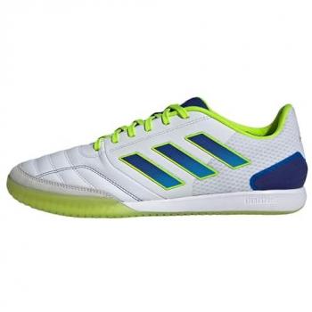 Top Sala Competition IC by Adidas – Indoor Sneakers (White, Royal Blue, Solar Yellow)
