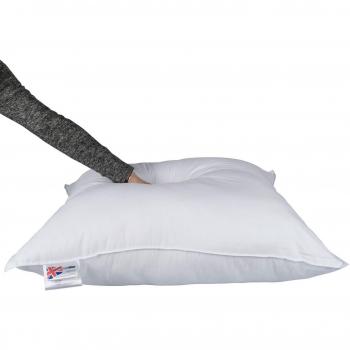 Homescapes Goose Feather & Down Cushion Pad, 80 x 80 cm