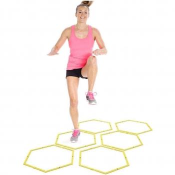 Cerchi Esagonali 40cm per Allenamento Agilità (Set da 6)