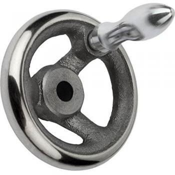 Volant gris fonte 1 pièce Komp