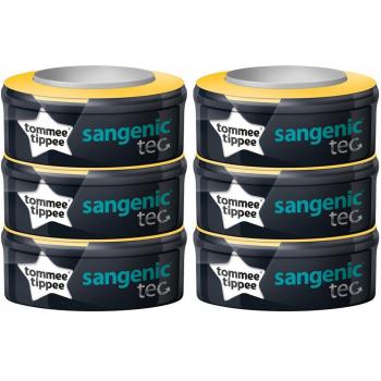 Tommie Tippee Sangenic Tec ricaricabili, 6 unità