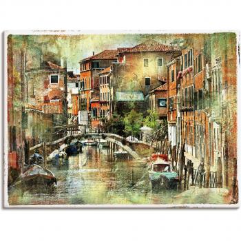 Italienischer Kanal Wandaufkleber