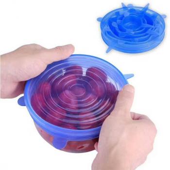 6pcs Silicone Stretch Suction Covers