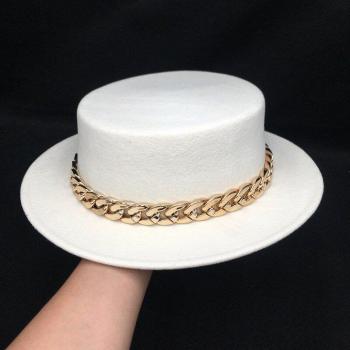 Accessoire Fédora en feutre de laine pour femme