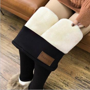 Leggings de alta cintura para mujer, estilo lápiz, con forro de terciopelo