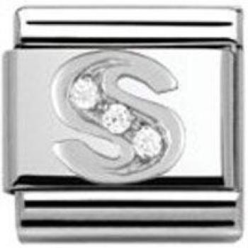 S Composable Acciaio Bianco