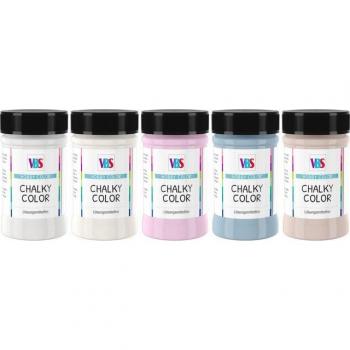 VBS Chalky Color Kreidefarbe, 5er-Set Chalet