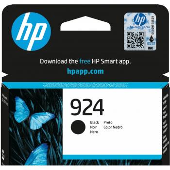 HP Tinte schwarz 500 S. No.924 ca. 500 Seiten, OJ 812x/813x (4K0U6NE)