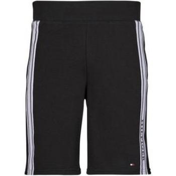 Kurze Hose Tommy Hilfiger Monotype Stripe schwarz