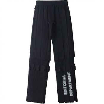 Pantalones Oversize de Letras Harajuku