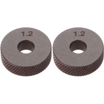 2pcs 1.2mm Diagonal Knurl Wheels for Knurling Tool 1.0/1.2/1.8/3.0mm Pitch