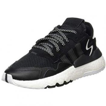 Adidas Nite Jogger J Kids Running Shoe – Schwarz/Kohlenstoff, EU 38 2/3