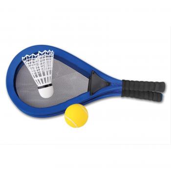 Jumbo Tennis Set für Outdoor-Aktivität – 2 Schläger + 2 Bälle (Länge 67 cm)
