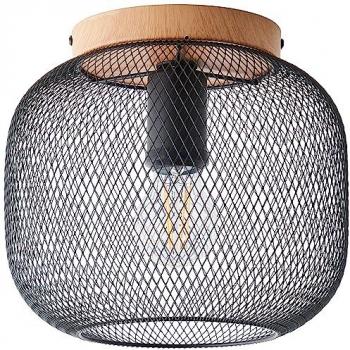 Brilliant Deckenleuchte Giada 25cm schwarz/holz