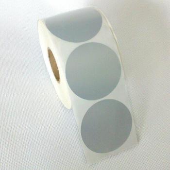 Blank Silver Sealing Stickers 8cm Diameter