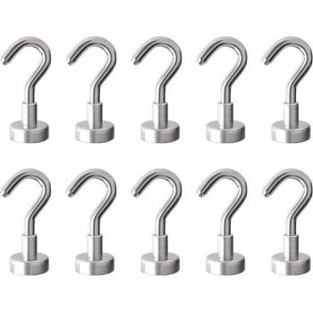 3KG Super Strong Neodymium Magnetic Hooks 16mm Diameter