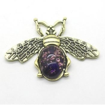 Broche insecte en alliage métallique