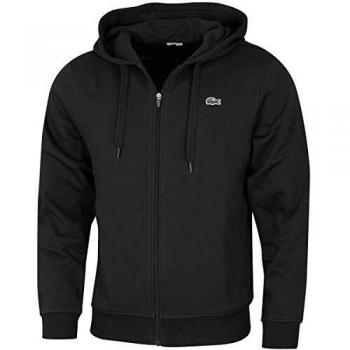 Felpa Lacoste SH1551 Nero per Uomo