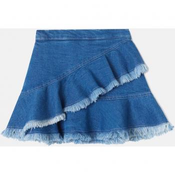 Falda denim con volantes para niña Silbon