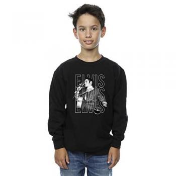 Triple Logo Portrait Hoodie for Boys