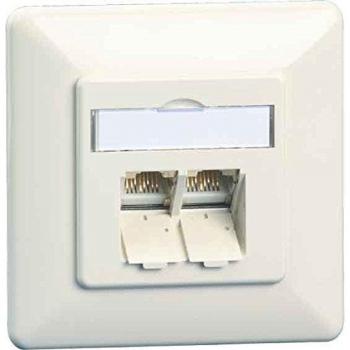 6A RJ45 Network Outlet White