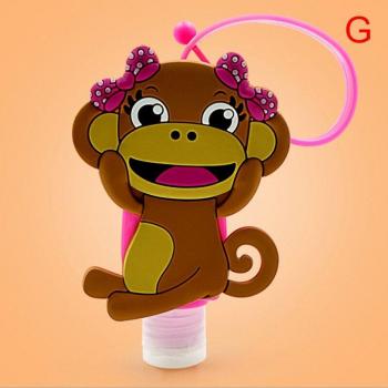 Portable Cartoon Silicone Hand Sanitizer Holder