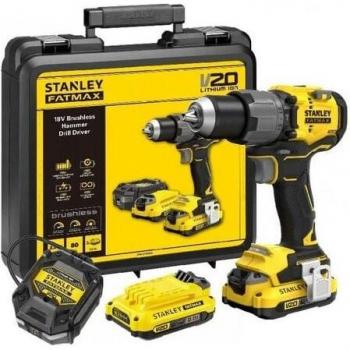 Stanley Trapano Avvitatore 18V con 2 Batterie e Valigetta