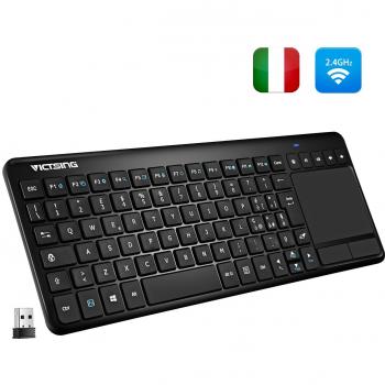 Wireless Keyboard VicTsing Touchpad Layout Italiano 2.4 GHz