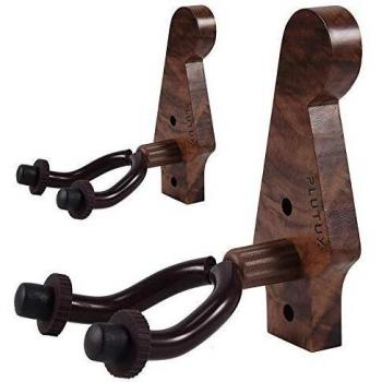 Acoustik Duo – Soporte Negro en Nogal para Guitarras y Uelele