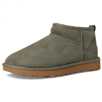 UGG Classic Ultra Mini Moss Green/Amphora Boot – UK Size 3 (Women)