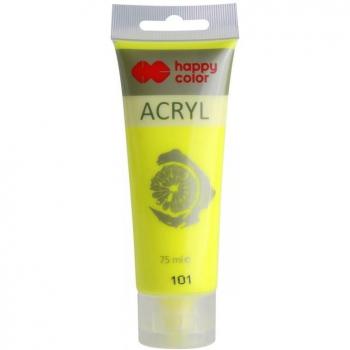 Jaune Phosphorescent, Peinture Acrylique 75 ml