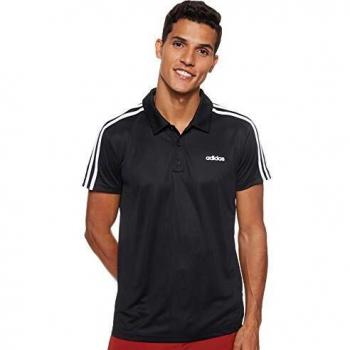 Adidas M D2M CLA 3S PO Chemise Polo Homme, Noir/Blanc, FR
