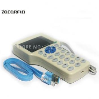 Lector Escritor RFID 125 kHz / 13,56 MHz – USB y LCD