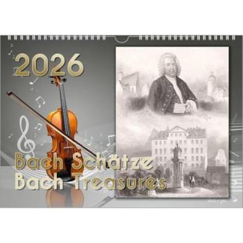 Komponisten-Kalender Bach-Kalender Musik-Kalender 2026 DIN A4