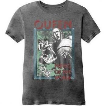 T-Shirt Queen Long Sleeve News World Carbono