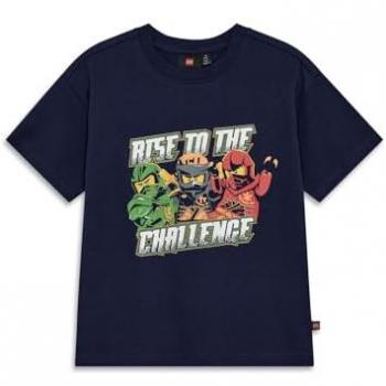 LEGO Kinder T-Shirt Taffy – Dunkelblau, Baumwolle, lockerer Sitz