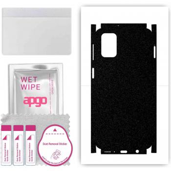 Apgo Matte Black Skin Sticker for Galaxy M31s