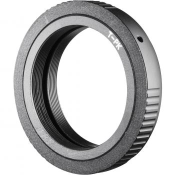Kipon Adapter T2 Objektiv an Pentax K Kamera, Objektivadapter, Schwarz
