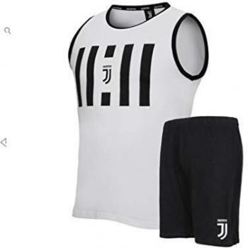 Pigiama Juventus Bianco Ragazzo Spalla Larga Art. JU15077